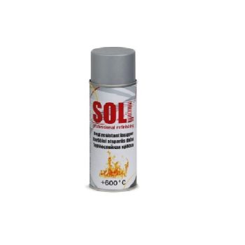 SOLL Karščiui atsparūs dažai, sidabriniai + 600°C, 400ml